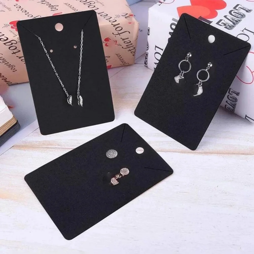 30 Jewelry Cardboard Holders for earrings and necklaces